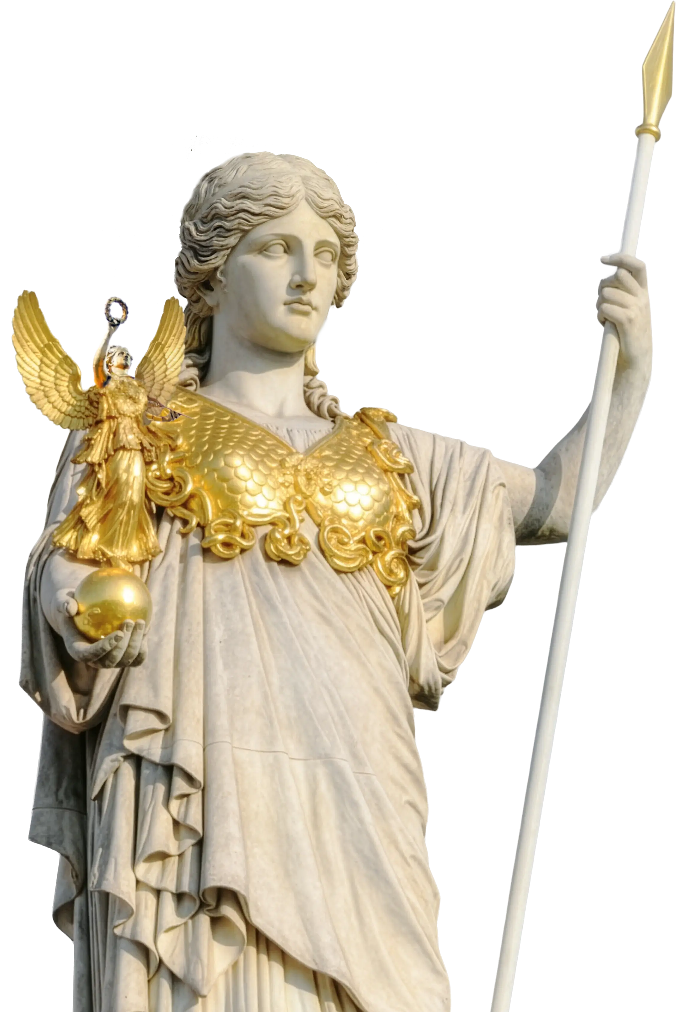 Athene-Statue ohne Helm